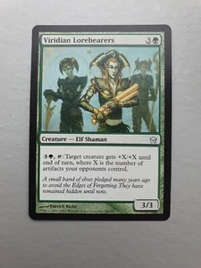 Viridian Lorebearers , MTG Fifth Dawn (2004). Uncommon Green Creature NM - Picture 1 of 2