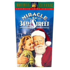 Miracle on 34th Street (VHS, 1993, Colorized) Christmas Movie Classic - Picture 1 of 6