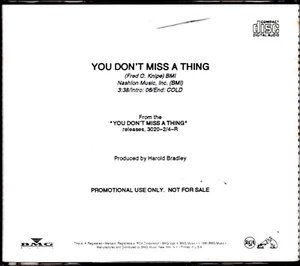 Eddy Arnold - You Don't Miss A Thing - PROMO CD Single - Picture 1 of 1
