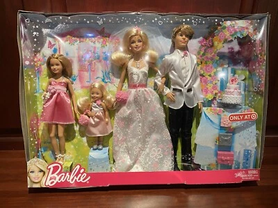Подарочный набор для свадебной куклы Barbie Fairytale Magic Mattel 2011 No X5966 никогда не доставался из коробки - Изображение 1 из 4