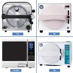 18L/22L Dental Autoclave Steam Sterilization Class B Sterilizer with Printer - Picture 1 of 53