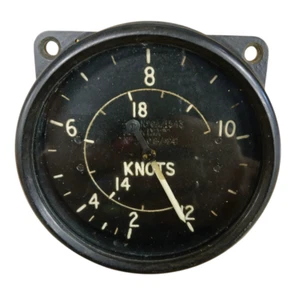 Vintage 1944 WWII RAF Airspeed Aircraft Indicator Mk Tiger Moth Gauge 6A/1543 - Picture 1 of 6