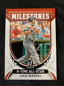 2024 Panini Donruss - Milestones #8 Lance Berkman - Picture 1 of 1
