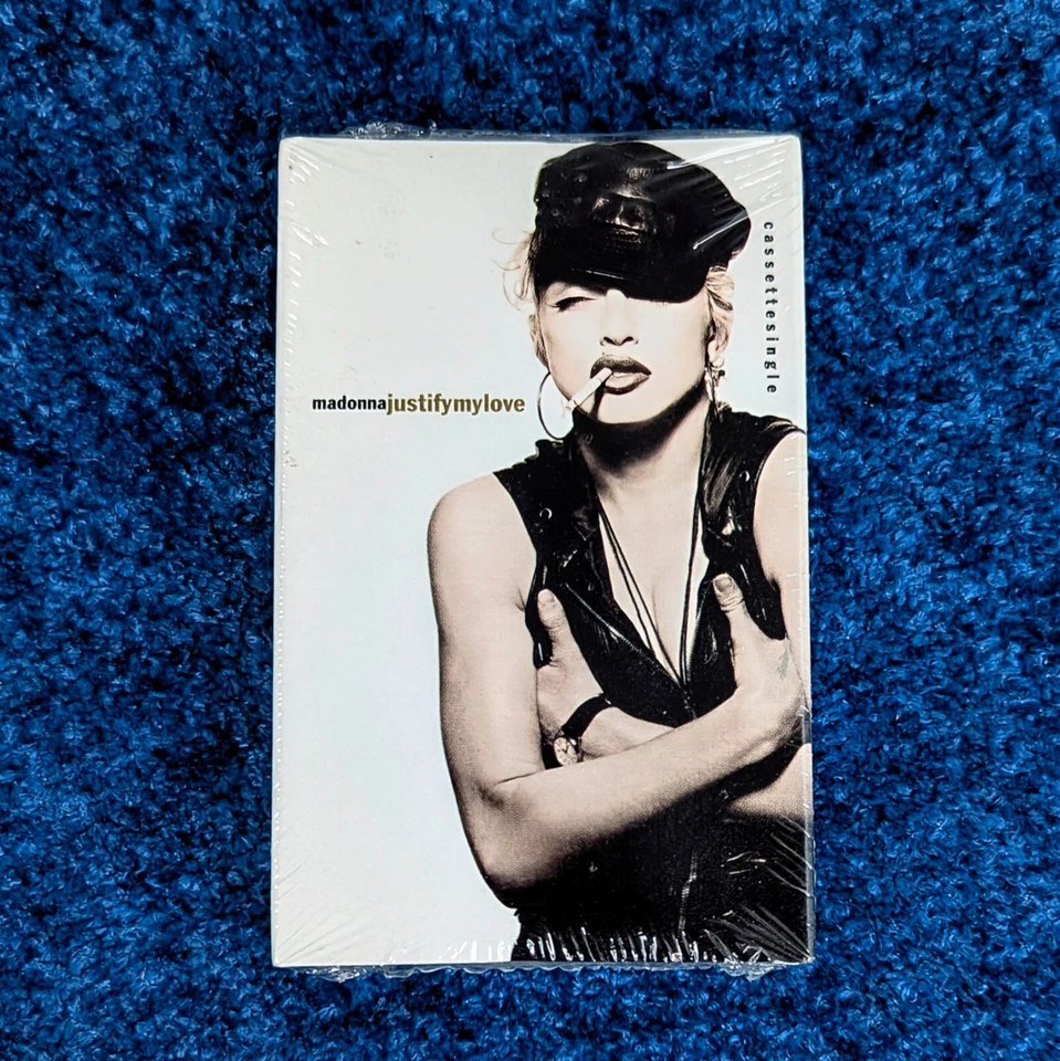 Madonna Justify My Love Cassette Tape Single Sire Vocal Pop 1990 CASSINGLE