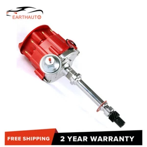 New Racing HEI Distributor Red Super Coil for Chevy SBC 305/350/400 Small Block - Picture 1 of 9