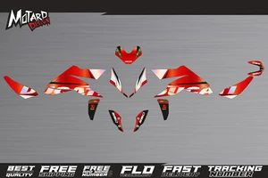 Full Chrome Graphics Kit Ducati Hypermotard 950 2019 2021 2022 2023 2024 Decals - Picture 1 of 3