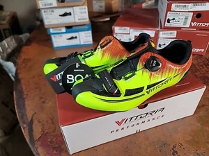 NEU Vittoria Fusion 2 Rennradschuhe Fluro - EU 40,5 US 7 3/4 Herren 9 Damen - Bild 1 von 18