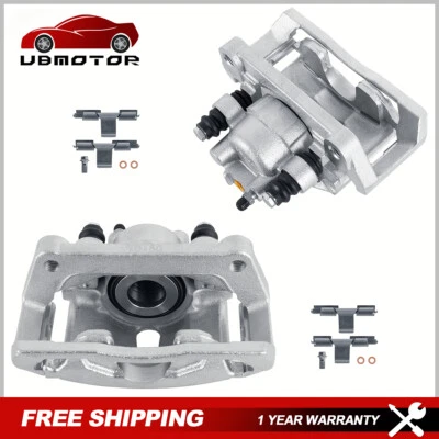 Pinzas de freno traseras 2 piezas con soporte para Ram 1500 Dodge Durango Chrysler Aspen Foto 1 de 4