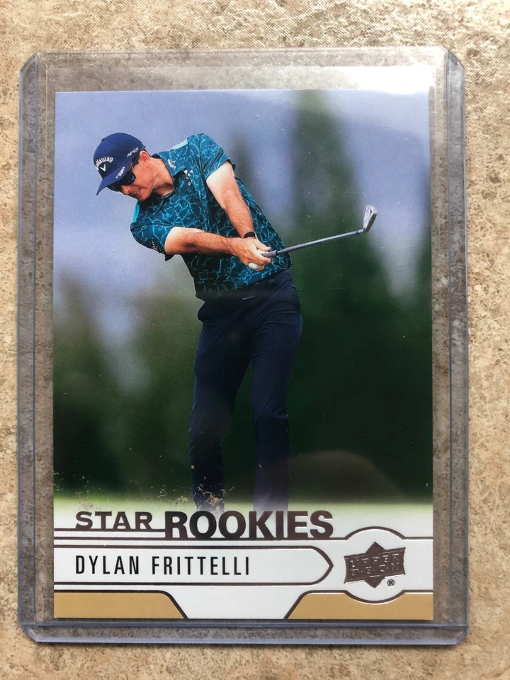 2021 Upper Deck SP Authentic Golf Star Rookies #UDR-8 DYLAN FRITTELLI - Image 1 of 1