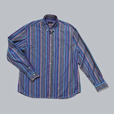 PAUL & SHARK Men's Cotton Multicolored Striped Shirt  Size 44 - Image 1 of 4