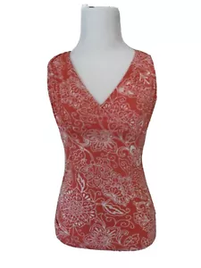 top prana taglia small color albicocca con allenamento floreale panna - Foto 1 di 5