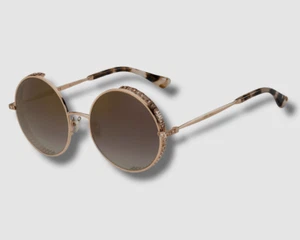 $449 Jimmy Choo GOLDY/S DDBJL Women's Pink Round Gradient Sunglasses 56/19/145 - Picture 1 of 9