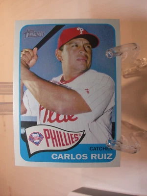 2014 Topps Heritage  #16 - Carlos Ruiz - Philadelphia Phillies  14-167 - Image 1 of 2
