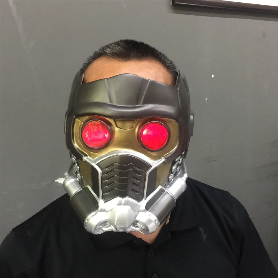 Guardians of the Galaxy Vol 2 Helmet Star-Lord Cosplay Mask LED Lights - Image 1 of 1