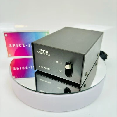 DENON AU-305 Step Up Transformer MC Cartridge Japan Tested Working JP - Image 1 of 4