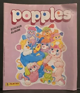 Vintage 1987 Popples Stickerbuch Album Panini gebraucht und mit vielen Stickern - Bild 1 von 5