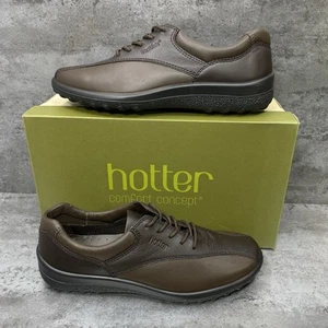 Hotter Tone Damenschuhe braun Leder bequem gepolstert Ortholite UK 6 STD - Bild 1 von 24