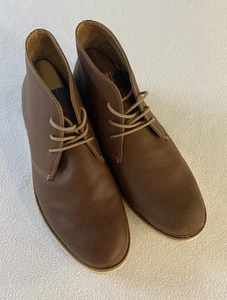 Aldo Herren Schnürstiefel Braun Größe 10,5 Chukka Leder Mittelhoch Elegant Leger - Bild 1 von 9