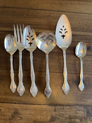 Community Affection Serving Slotted & Solid Serving Spoons & Fork Silverplate - Image 1 of 4