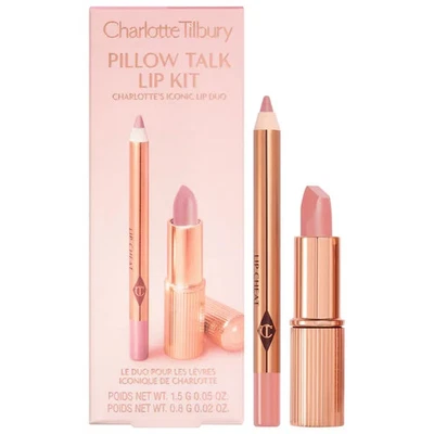 Charlotte Tilbury Mini Pillow Talk Lipstick & Liner Set - Image 1 of 4