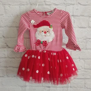Counting Daisies Mädchen Weihnachtsmann Kleid Größe 18 Monate - Bild 1 von 5
