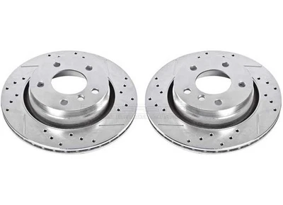 PowerStop para BMW 323i 2000 evolución trasera rotores perforados y ranurados - par Foto 1 de 4