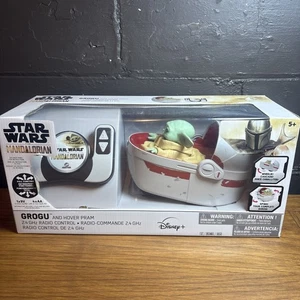 Star Wars The Mandalorian Grogu and Hover Pram Radio Control New - Picture 1 of 9