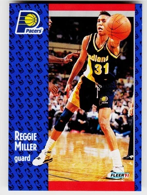 Reggie Miller, Fleer 1991-92, #83, Indiana Pacers, Foto 1 de 2