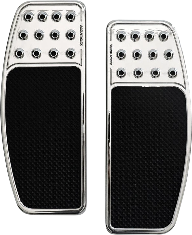 Tableros de piso delanteros ACCUTRONIX - extendidos - cromados se adaptan con inserciones de goma - FL Foto 1 de 1