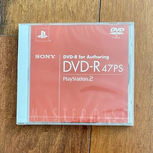 PS2 DVD-R MASTER DISC 47PS Sony PlayStation New Sealed Rare Made In Japan - Picture 1 of 4