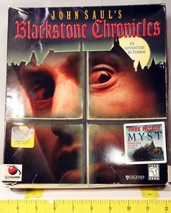 John Saul's Blackstone Chronicles Adventure in Terror, Free Mist PC Game Big Box - Picture 1 of 5