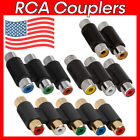 Coupleur RCA 1 2 3 5 RCA adaptateur F à F connecteur audio vidéo menuisier câble A V