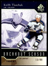2003-04 SP Authentic Breakout Seasons Limited Keith Tkachuk 13/99 St. Louis