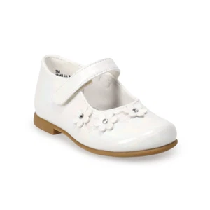 Rachel Shoes Lil Rose Toddler Girls' Mary Jane Shoes White Pearl Brand New - Picture 1 of 1