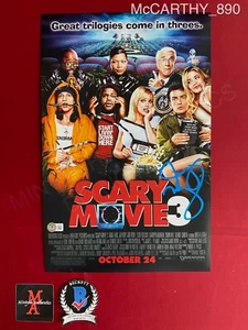 Foto firmada de Jenny McCarthy autografiada 11x17 película de miedo Kate Beckett certificado de autenticidad - Imagen 1 de 5