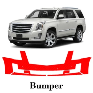 Front bumper PreCut PPF Paint Protection Film For Cadillac Escalade 2015-2020 - Picture 1 of 7