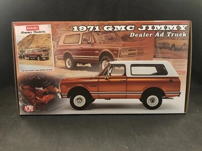 ACME - 1971 GMC Jimmy - Dealer Ad Truck 1:18 Scale Diecast A1807710 NIB - Image 1 of 4