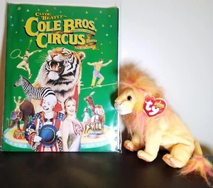 Clyde Beatty ~ Cole Bros. Circus Program 119th Edition (2003) w/ Bushy the Lion - Picture 1 of 9
