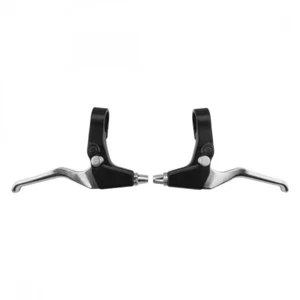 BIKE BRAKE LEVER BICYCLE CYCLING MX T-7 BK/SL PR LOCKNG - Picture 1 of 1