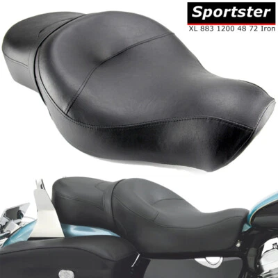 Asiento de pasajero conductor 2 Up para Harley Sportster XL 883 1200 Forty Eight 48 Foto 1 de 4