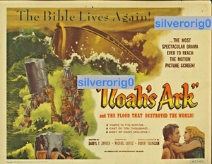 Noah's Ark ORIGINAL US Title Card 11x14" 1957 RR Michael Curtiz