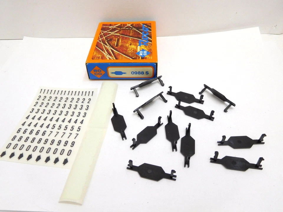 Gleisbildstellwerk Nummerntafeln ROCO 10351 0988 S Modell Eisenbahn - Bild 1 von 1