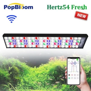 PopBloom WiFi Freshwater Aquarium LED Light Full Spectrum For Plants Fish Tank - Picture 1 of 10