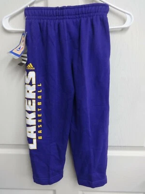 Pantalones deportivos de baloncesto pequeños (4) Dead Stk NBA Los Angeles Lakers juveniles nuevos con etiquetas Foto 1 de 4