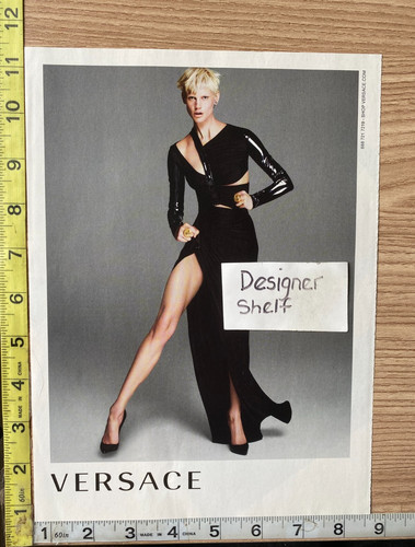 Saskia De Brauw Per Abiti Versace 2013 Campagna Stampa Pubblicità