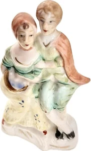 Figurina anni 40 madre-figlio regalo di conforto made in post ww2 Giappone occupato - Foto 1 di 4