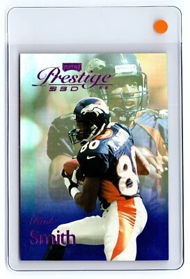1999 Playoff Prestige SSD Purple #B040 Rod Smith 008/500 Denver Broncos - Image 1 of 2