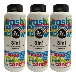 3 Pack So Cozy Kids 3 in 1 Shampoo Conditioner Wash Mango-go Old Formula RARE - Picture 1 of 9
