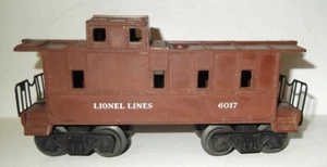 Vintage 1950's  LIONEL LINES # 6017 Caboose * Railroad Model Trains * (lot #3) - Picture 1 of 4