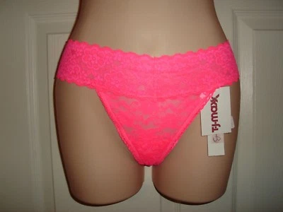 Nuevo con etiquetas Jessica Simpson Rosa Tanga Panty - 7 Grande L Panty Sexy Ropa Interior Tanga Foto 1 de 2